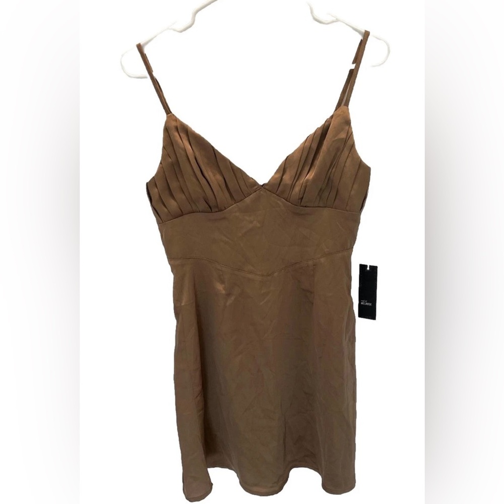 West of Melrose Dress in Warm Brown